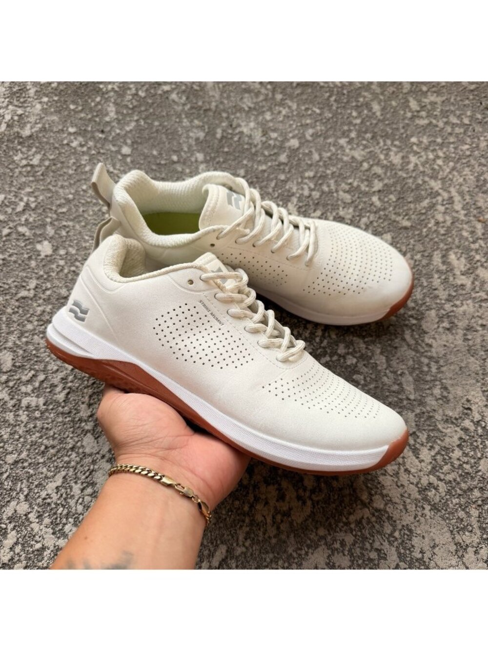 Strike Mvmnt Haze Trainer Mens 7 Womens 8.5 White Barefoot Shoes